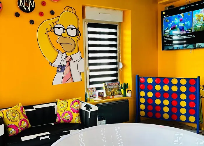 Simpson Experience Jacuzzi Et Jeux Au Coeur D Lägenhet