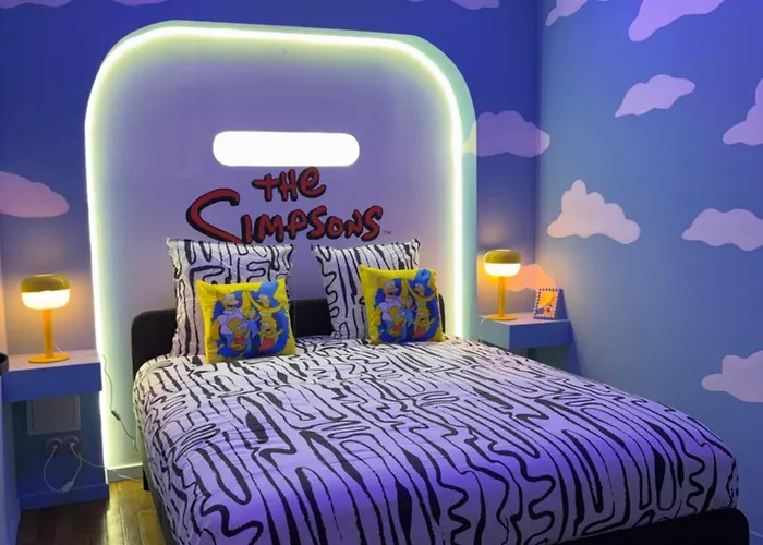Lägenhet Simpson Experience Jacuzzi Et Jeux Au Coeur D